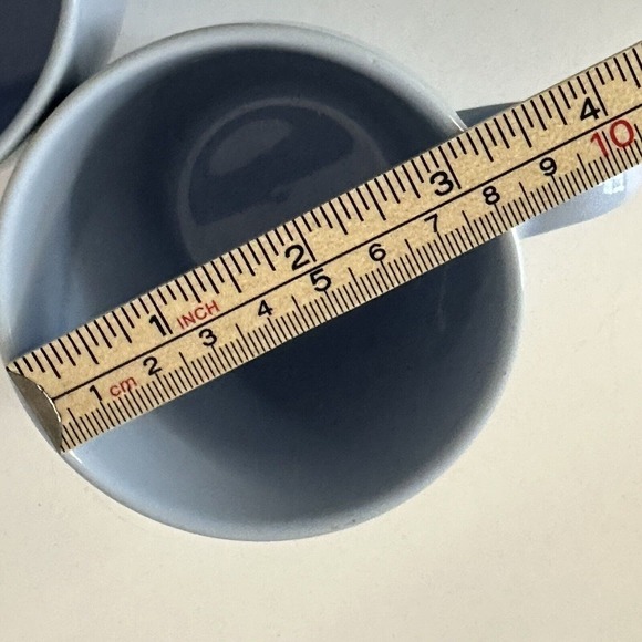 CORELLE Coordinate Stoneware Light Sky Blue coffee Mugs set of 2 CLEAN/VINTAGE - Picture 6 of 9